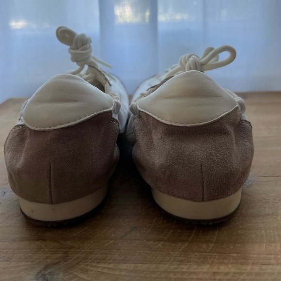 Tory Burch Vintage Double T Trainer in White Size 8 - Picture 5 of 12